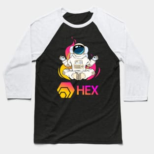 Hex coin Crypto coin Cryptocurrency Baseball T-Shirt